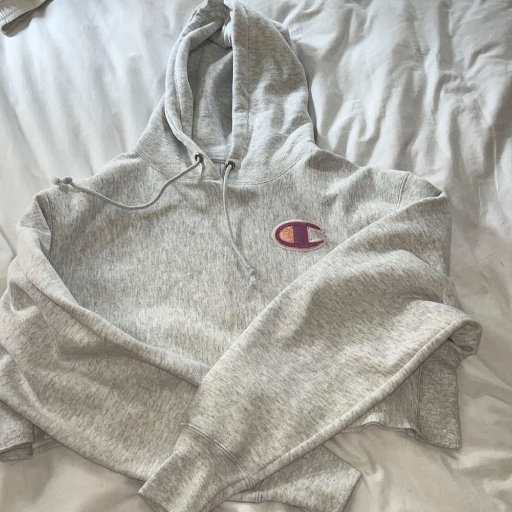 Champion cropped hoodie